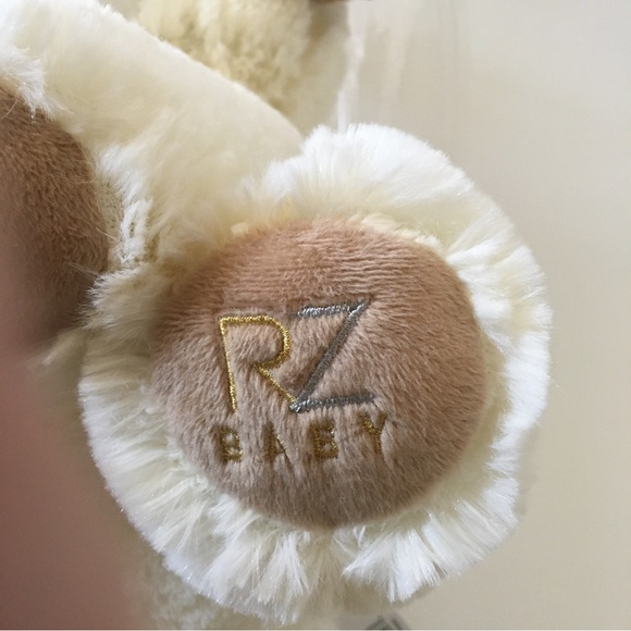 NEW Puppy Super Soft Plush Stuffed Animal with Rattle Baby Gift | Rachel Zoe - Picture 5 of 7